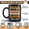 PREZZY I'm Not Old I'm a Classic Best of 1954 69th Birthday Gifts Vintage Cassette Tapes Collection Coffee Mug 69 Year Old Birthday Decorations for Men Women Dad Mom Personalized Mug 11oz 15oz Black