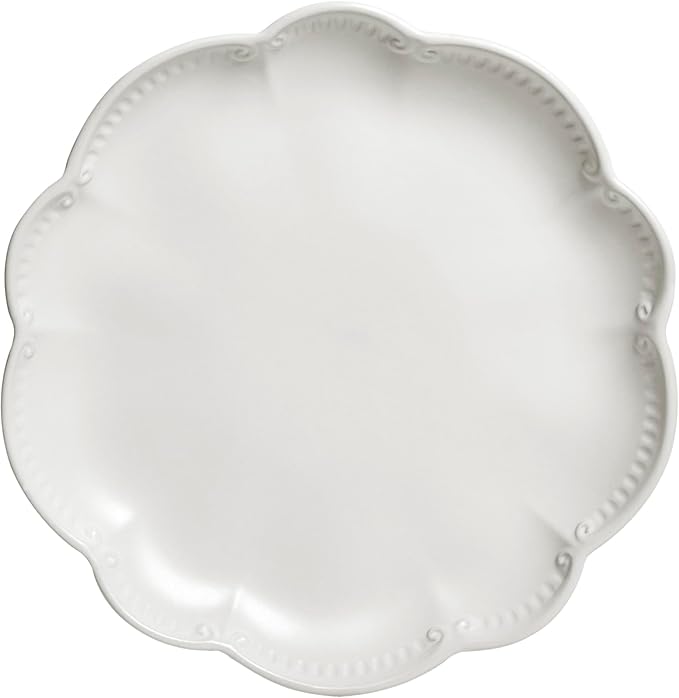 Sango Bethany 12 Pieces Scalloped White Plates & Bowls Set