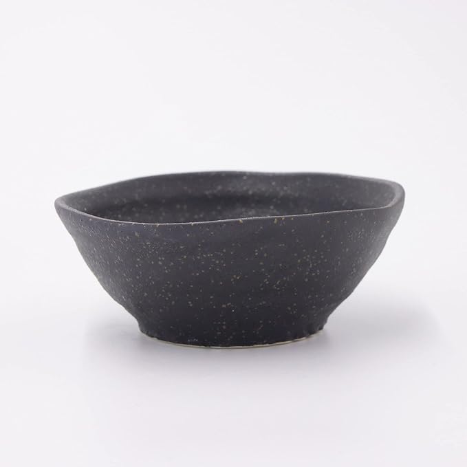 Mino Ware Sake Cup Set, Jomon Choko, Green, Karatsu, Shino, Kuro Glass, 3.5 inch, Japanese Ceramic Sake Cup, Ochoko, Set of 4