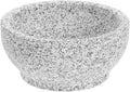 Korean Stone Bowl for Bibimbap 14pcs Set Granite Cooking and Serving Bowls Heat Retentive Stone Pot for Korean Restaurants and Home Cooking