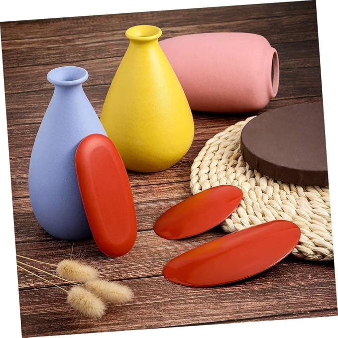 DIYEAH 1set Mud Rib Sculptural Clay Tool Set for Pottery Artists Ergonomic Silicone Clay Shaping Tools for Pottery and Projects for Hand-Building and Sculpting
