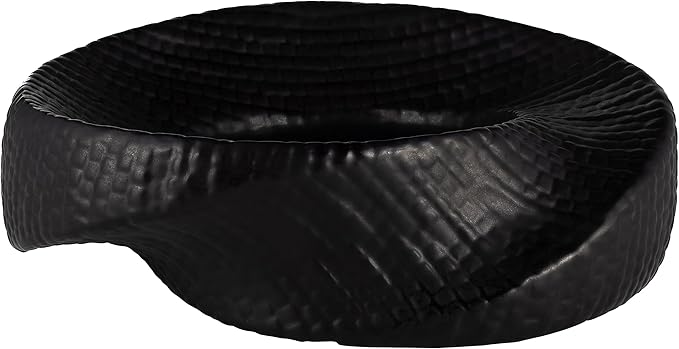 Decorative Home Decor Sculpture – Bathroom Accessory, Office and Room Decor Statement Piece – Modern Statue Accent for Living Room Decor, Bookself, Coffee Table or Artful Ornaments – 10" Black