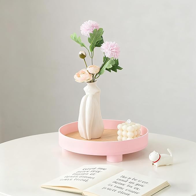 Abstract Body Shaped Ceramic Vase, Artistic White Ceramic Flower Vase for Home Decor, Table Centerpiece, Modern Aesthetic (Slender waist-7.87'' H)