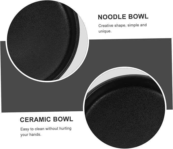 Cabilock 1Pc Creative Japanese Ceramic Noodle Bowl High Footed Soup Bowl for Ramen and Salad Unique Design for Home and Restaurant Use and Porcelain Serving Dish