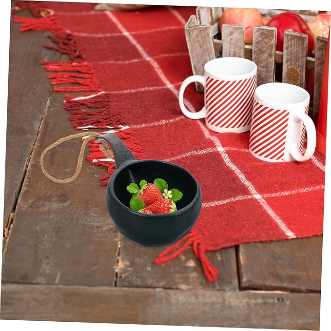 Japanese Porcelain Soup Bowl Set with Handle Ceramic Snack Bowl for Outdoor Dining Camping and Casual Gatherings