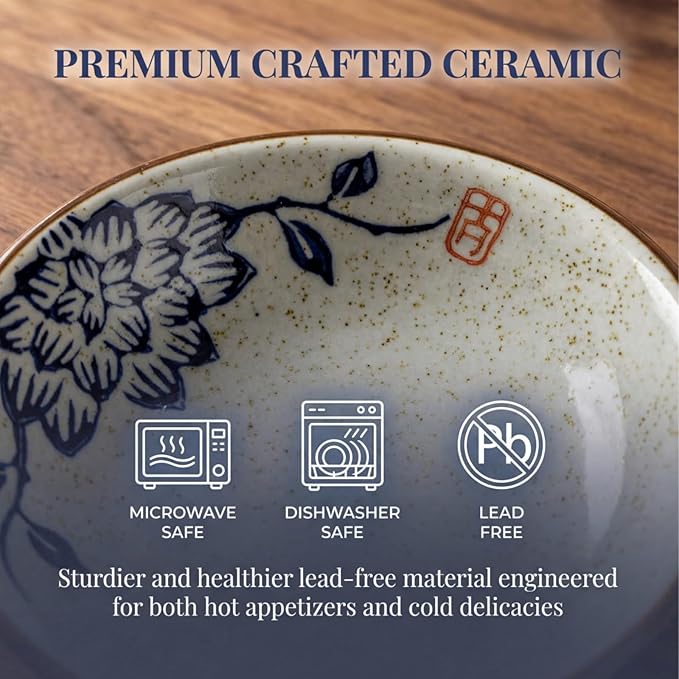 12 Pieces Japanese Sauce Dishes, 2 Oz Round Ceramic Side Dish Set, Small Seasoning Soy Dipping Bowl Plate for Sushi, Snack, Appetizer and Kitchen Prep, Assorted Color