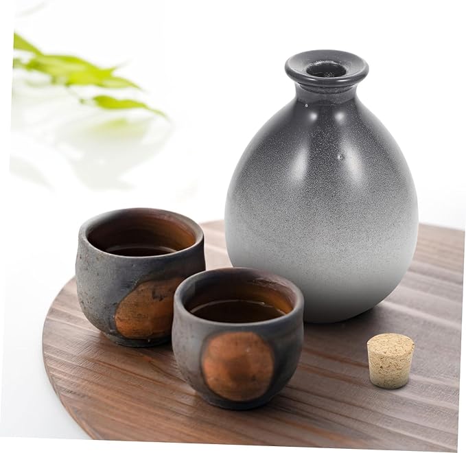 Ceramic Wine Storage Jar Asian Wine Jars Multi-functional Bottle for Home