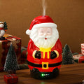 120ml Retro Santa Claus Ceramic Santa Claus Diffuser Christmas Essential Oil Diffuser Gift Holiday Present for Essential Oil Small Aromatherapy Humidifier Warmer for Home Office Decor