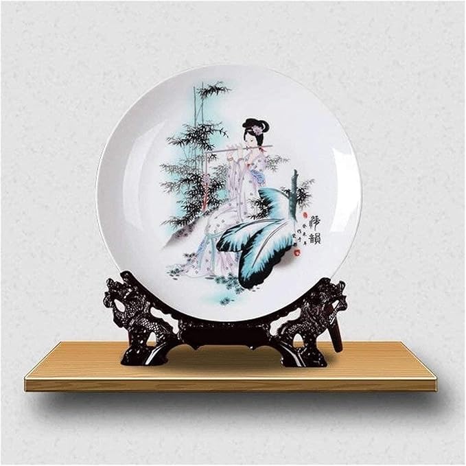 Sculpture Tabletop Statue Ceramic Sculpture Decoration Statue Home Decoration Accessories Embossed Decoration Art Desktop Ornaments Handmade Pottery Figurines (Color : B)