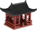 PRETYZOOM Miniature Pavilion Ornament Asian Style Pagoda Sculpture for Bonsai Gardens Tabletop Decor Zen Garden Accessories for Fish Tanks and Miniature Landscapes