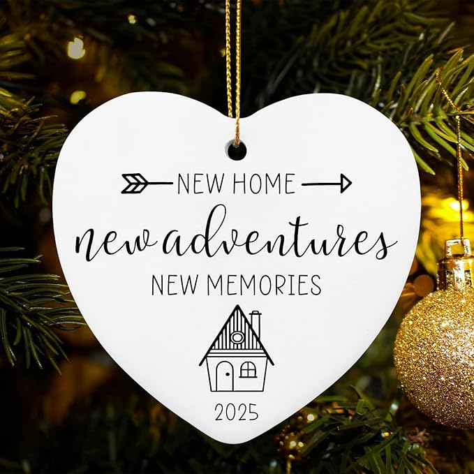House Warming Gifts New Home - Housewarming Gifts for House Housewarming Gift Ideas for Women Couple Her - New Home Gift Ideas for Women - Heart Hanging Plaque