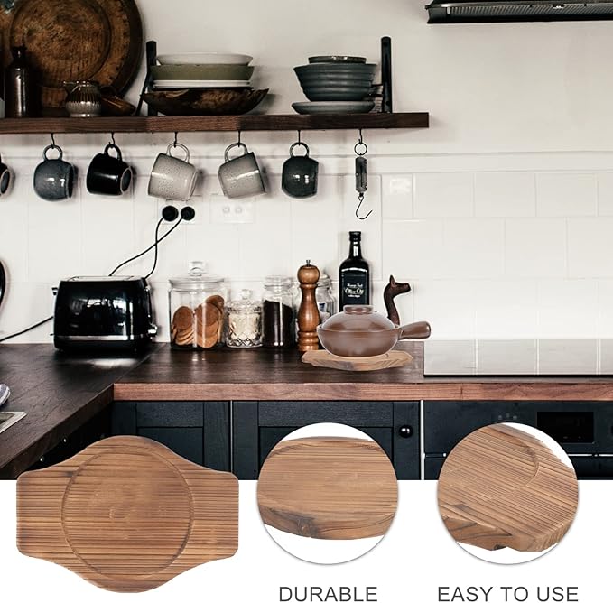 Stone Pot Base Plate Brown for Korean Pot Casserole for Home Kitchen Gadget