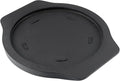 Stone Bowl Trivet, 8.5" Melamine Skillet Underliner, Dolsot Tray with Handles for Korean Ceramic Bowl, Casserole, Hot Pot, Steak Grill Plate, Sizzler Pan (Black)