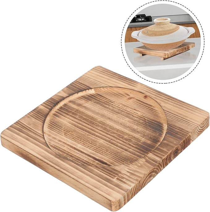 Heat Resistant Korean Stone Pot Cushion Sturdy Tabletop Casserole Mat Non Slip Pot Holder for Stylish Dining Easy to Clean Noise Reducing for Daily Use