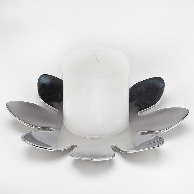 Godinger Candle Holder, Lotus Shape Holder, Decorative Candle Stand, Candlestick Holder for Home Décor, Table Centerpieces, or Gifts