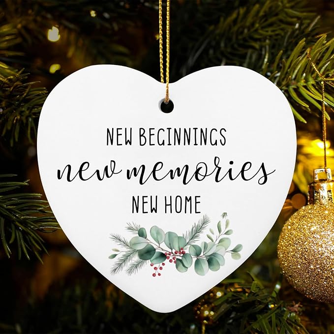 House Warming - Housewarming Gifts for New House - Gifts for Home Housewarming Gift Ideas for Women New Home Owners Gift Ideas - Heart Hanging Plaque