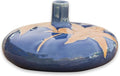 NOVICA Floral Ceramic Vase, Blue 'Blue Valley Lily'