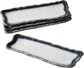 Uaral Japanese Sushi Plates Stoneware Sushi Plate Set Sushi Dish Set Sashimi Plates Rectangular Plate 12.5inch Set of 4, (Blue and White)