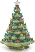 Lenox 890573 Treasured Traditions Green Light-Up Tree Figurine, Christmas & Holiday Decor