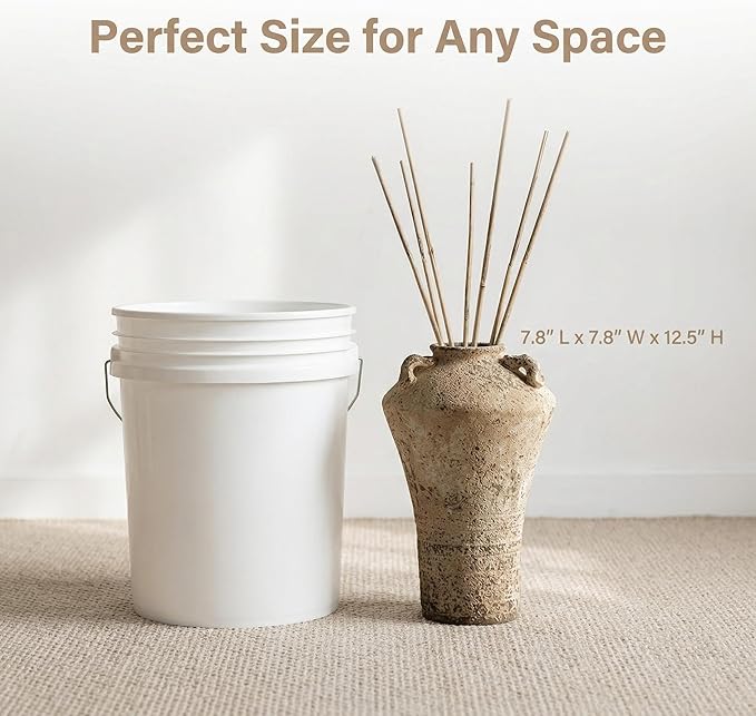 Ceramic Rustic Farmhouse Vase,Extra Large Terra Cotta Vase, Huge Pottery Decorative Flower Vases for Living Room Entryway Table Centerpiece Decor(12.5'' X 7.8'' x 7.8'') (Castle)