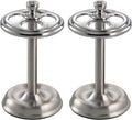 iDesign Toothbrush Holder with 4 Divided Sections for Bathroom or Vanity - Set of 2 - Split Finish