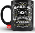 PREZZY Personalized 99th Birthday Mug Vintage 1924 Limited Edition Coffee Mug Black 11oz 15oz