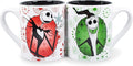 Nightmare Before Christmas Jack Holiday Themed Ceramic Mugs, 14-Ounce, Set of 2