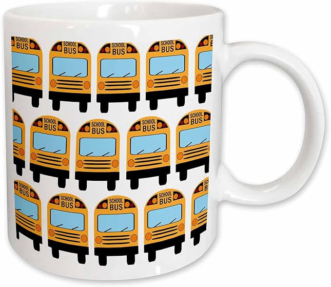 3dRose School Bus 15oz Mug