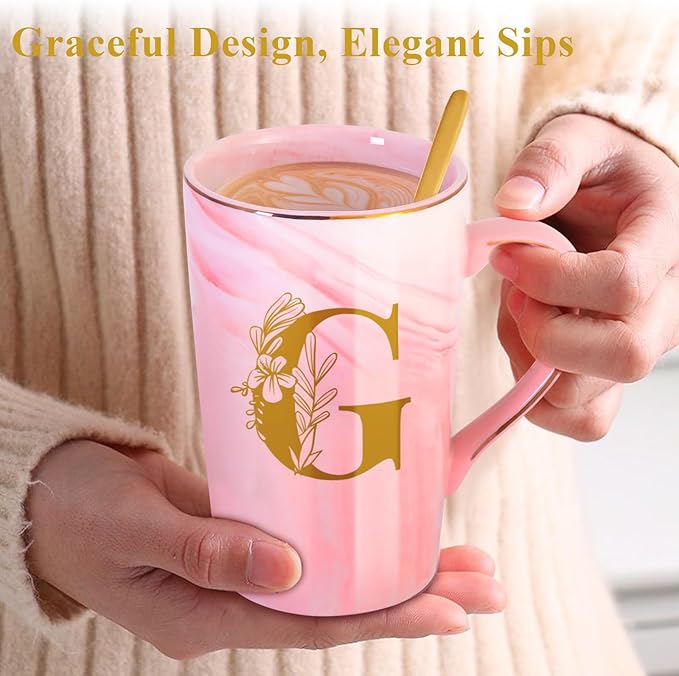 Personalized Ceramic Coffee Mug with Lid Cup Happy Birthday Gifts for Adult Men Women Who Have Everything Want Nothing Dad Mom Guys People Couples Parents Cool Funny Unique Present Special Christmas,G