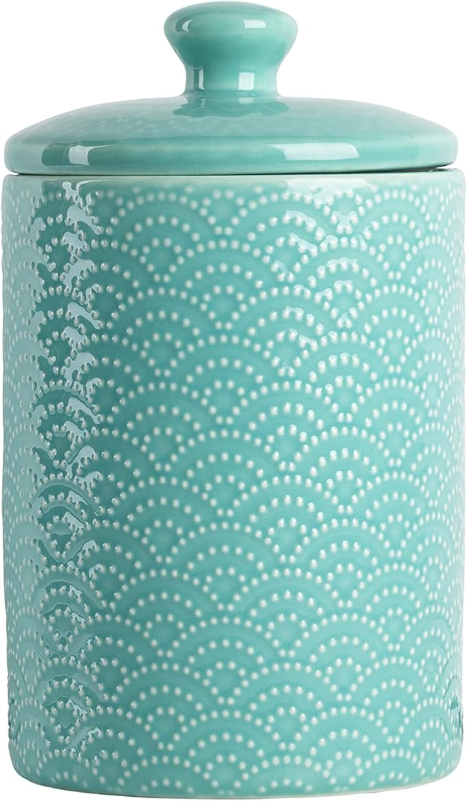 10 Strawberry Street CAN BLU Kitchen Canister Set, 3 Piece, Tide Blue