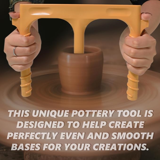 Plastic Pottery Ball Opener Tool For Ceramics, Ergonomic Pottery Base Bottom Guide For Perfect Artisan Creations