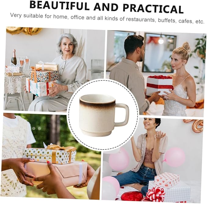 DECHOUS Chinese Tea Cup Porcelain Fair Cup Tea Brewing Mug Lightweight Ceramic Mug for Home Office