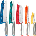 Knife Set, 11 Pcs Kitchen Knives Set, Enduring Razor-Sharp German High Carbon Stainless Steel Chef Knife Set with 5 Blade Guards, Perfect Holiday Gifts for Kitchen