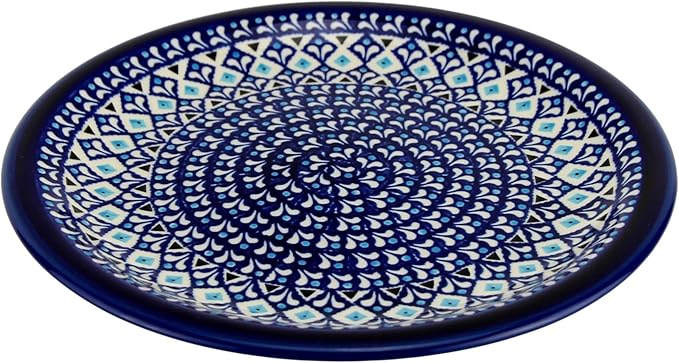 Polish Pottery Market Handmade Dinner Plate 10.75" Diameter by Zaklady Boleslawiec Poland - Dinnerware - Polish Stoneware