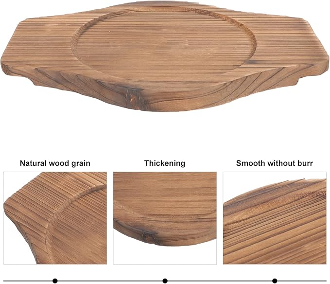Stone Pot Base Plate Brown for Korean Pot Casserole for Home Kitchen Gadget