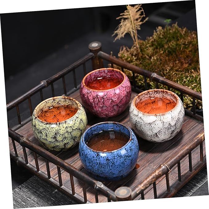 BESPORTBLE Ceramic Teacup Glass Tumblers Rice Cooker Kungfu Tea Cups Gaiwan Teacup Espresso Mugs Ceramic Sake Cups Chinese Water Glasses Household Tea Cup White Vintage Ceramics Storage Cup