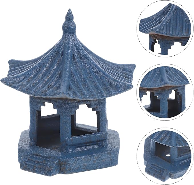 SOIMISS 1pc Pavilion Shaped Flowerpot for Landscape Decor Dark Garden Accessory for for Planting and Creative Display