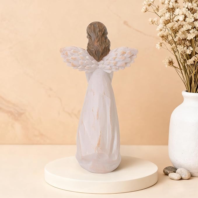 thovorrnl Guardian Angel Pineapple Gifts Figurines, Hostess Gift, A Symbol of Warmth, Hospitality, and Divine Blessings Ideal as a Gift Thanksgiving, Weddings, and Housewarming Celebrations
