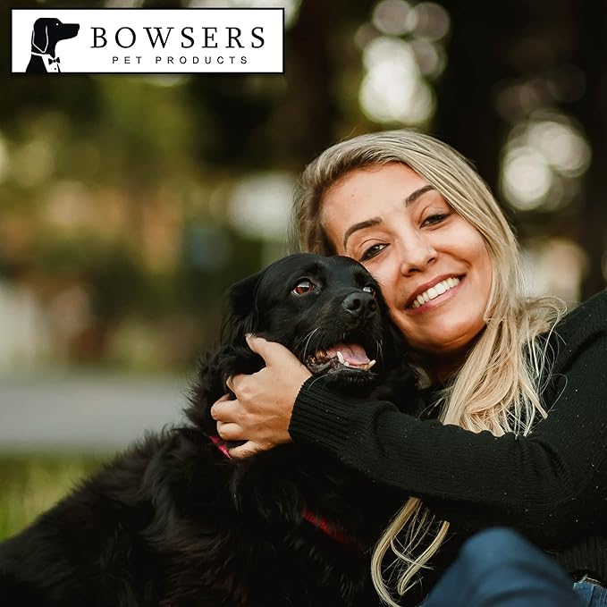 Bowsers Artisan Diner Single Dog Feeder - Handcrafted Rubberwood Frame with Square Ceramic Bowl Feeder for Dogs - Walnut, Medium, 10” x 10” x 6