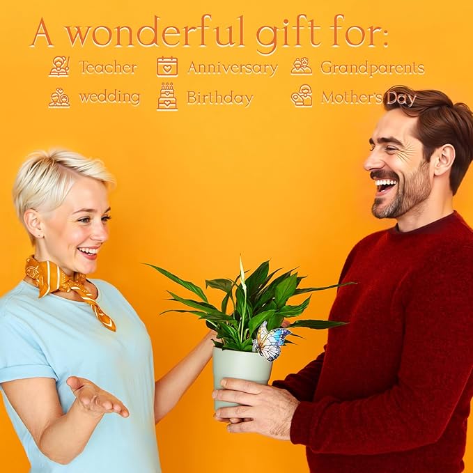 Butterfly Gifts for Women, Hanging Plant Planter for Indoor Outdoor Garden, Mothers Day Birthday Gifts for Mom Grandma from Daughter Son, Bird Lover Plant Pots Accessories