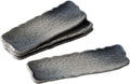 Uaral Japanese Sushi Plates Stoneware Rectangular Plate Sashimi Plates Creative Plates 12.5inch Set of 4(Midnight Blue)