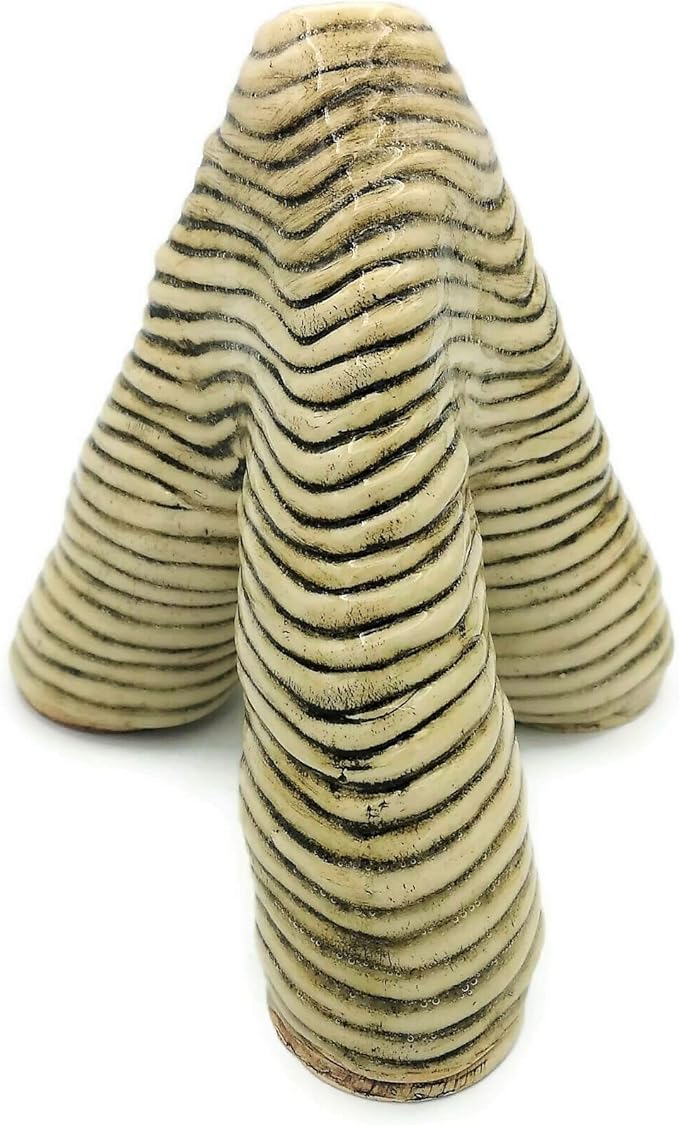 Goddess Stoneware Sculpture Home Decor Modern Handmade Ceramic Textured And Organic Female Shape