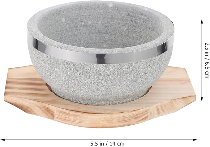 Korean Bowls Set Bibimbap Bowl Tray Bowl Korean Stone Pot Home Cooking Utensil