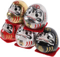 Wobbling Figurine Ceramic Sculpture Japanese Decor Lucky Mascot for Living Room
