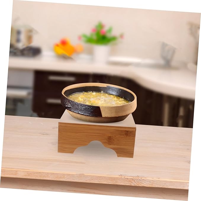 Korean Stone Pot Stand Heat Insulation Elegant Rack for Dolsot Bibimbap and Casseroles Stable and Stylish Kitchen Accessory Inner