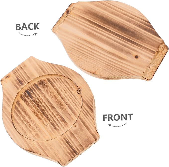 Wooden Stone Bowl Mat - Pot Holder for Korean Stone Bowls and Sturdy Base for Serving Dishes and Reducing Noise at Dining Table Inner Diameter