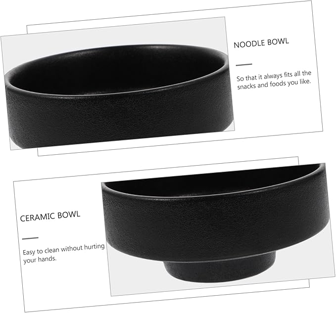 Ciieeo Retro Japanese Frosted Ramen Bowl Soup Bowl for Noodles Instant Noodles Salad Ceramic