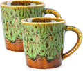 4.2 oz Espresso Cups Set of 2, Ceramic Coffee Mugs Demitasse Cups, Small Espresso Mugs for Shot of Coffee, Tea Cups with Handles, Gift for coffee Lovers