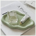 Small Trinket Dish Jewelry Tray for Women, Cute Ceramic Cloud Tray, Jewelry Ring Holder Dish for Keys, Candles, Perfume, Vanity Nightstand Decor Jewelry Plate Bowl, Friendship Birthday Gifts for Mom