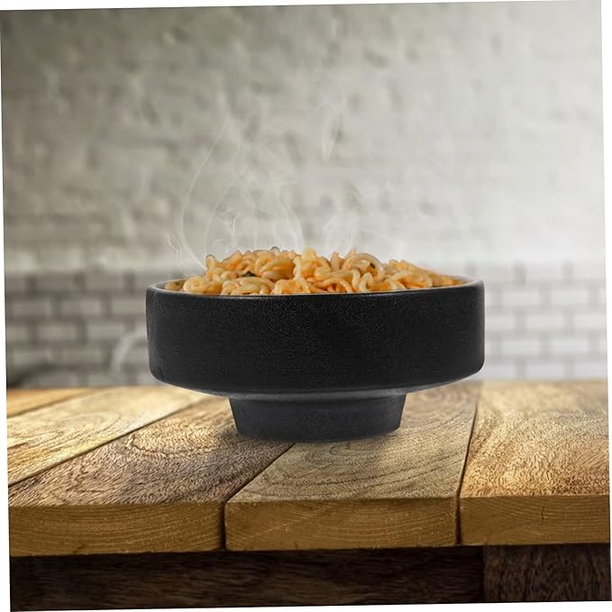 PRETYZOOM Frosted Ceramic Bowl Noodle Bowl Soup Boys and Girls Adults Easy to Clean